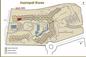 Resort Map, Red Unit is 203