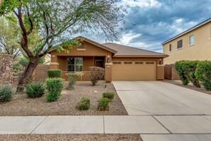 Cute single story bungalow.