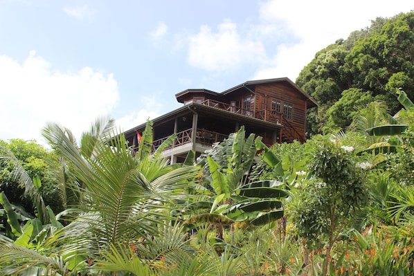 Modern comfortable villa, spectacular view of ocean and gardens!