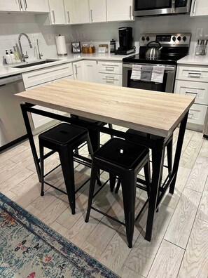 Kitchen includes all essentials for cooking