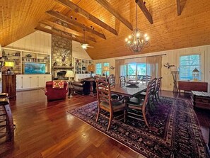 Open Concept Living, Dining and Kitchen, Main Level