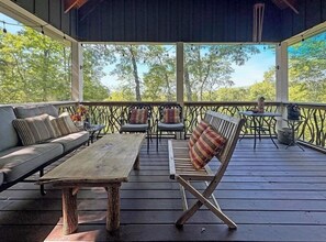 Covered Porch Seating, Main Level