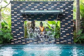 pool water fall