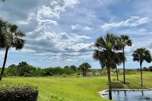 Ocean side view/lagoon view  from patio