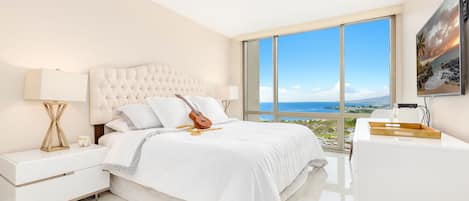 Luxurious Master Bedroom with an Ocean View