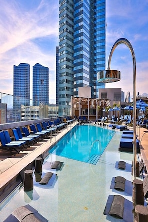 Chelsea pool at the Cosmopolitan. You have access with your room key.