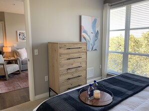 Plenty of storage in this quality Arhaus dresser. 