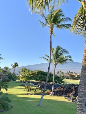 View of Hualalai from lanai