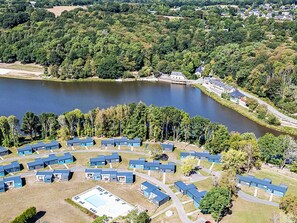 Landscape, Bird'S-Eye View, Aerial Photography, Reservoir, Park, Inlet, Resort Town, Bay