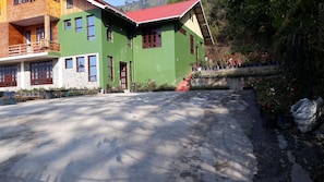 Front yard and parking