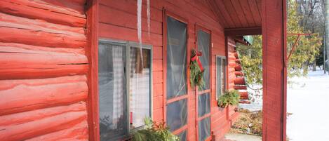 Tamarack Logroom on Left