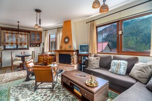 Ground-level living room-day