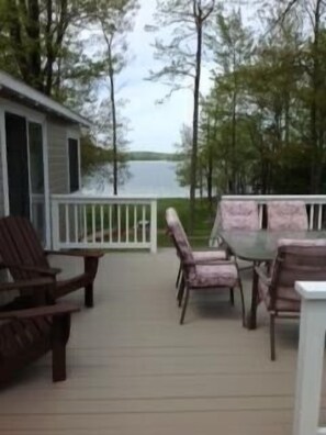 View from the large deck. 