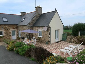 Plant, Building, Sky, Window, Flower, Cloud, House, Land Lot, Grass, Thatching