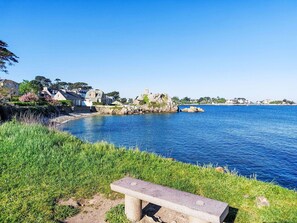 Blue, Water, Body Of Water, Natural Landscape, Coast, Coastal And Oceanic Landforms, Summer, Watercourse, Rock, Bank