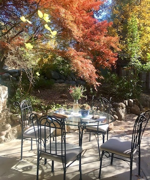 Terrace dining. 