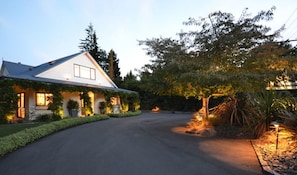 Front of property - evening/night