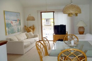 View of 2nd floor living area.  (old TV replaced)