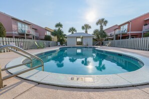 Gather everyone to cool off in our sparkling complex pool!