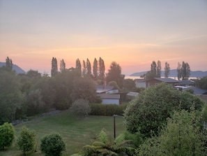 Lake view from deck