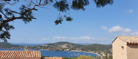 Vue de la villa sur la baie d'AGAY