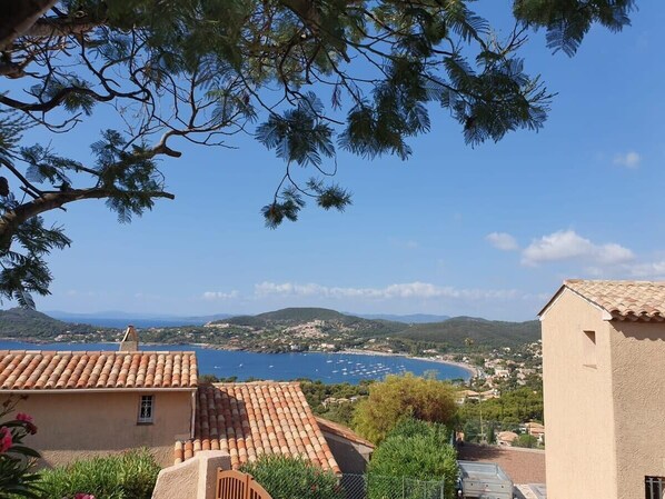 Vue de la villa sur la baie d'AGAY