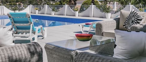 Relax by the pool and start your holiday in style