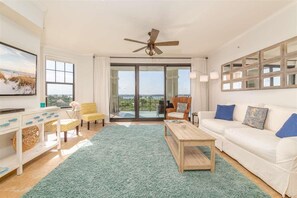 Living Room facing towards balcony 