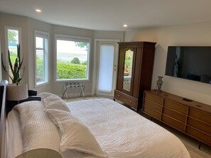 Master bedroom with ocean view.