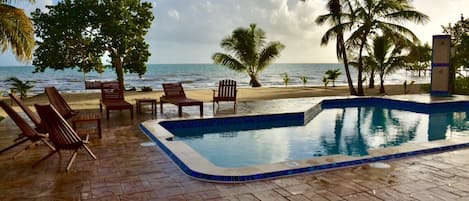 Pool and beach