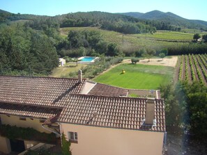 vue de la propriété sur un hectare