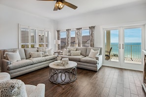 Gulf Views from Livinng/Kitchen