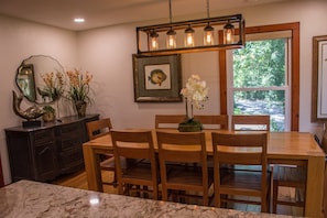 Dining area viewed from kitchen counter