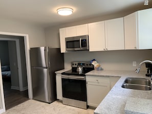 All stainless steel appliances