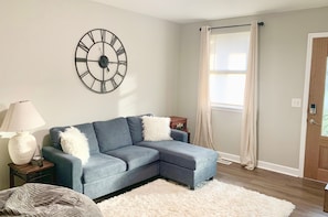 Relax in the cozy living room