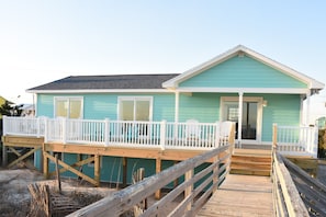 Oceanfront deck