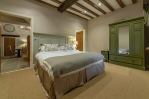 Fallow Folly, Little Massingham: Bedroom three with king size bed