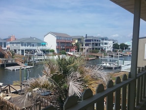 View of canal from upstairs