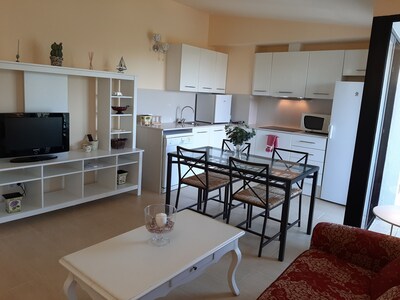 BEAUTIFUL DUPLEX IN CALA SANTANDRIA-CIUTADELLA WITH POOL AND WIFI