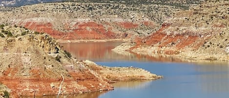 Private Beach Hike around beautiful Abiquiu Lake.