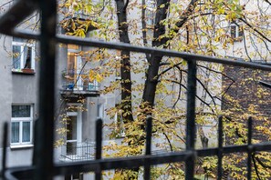 Udsigt fra balkon