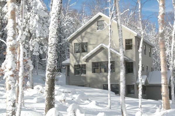 House view from trail - Breakaway apartment entrance is lower right hand corner.
