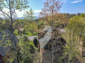 Back of property - mountain views