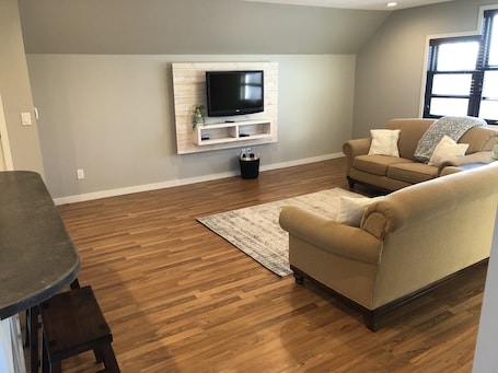 Spacious living room.