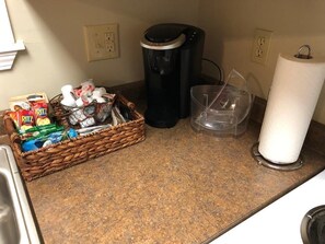 Keurig coffee maker and coffee