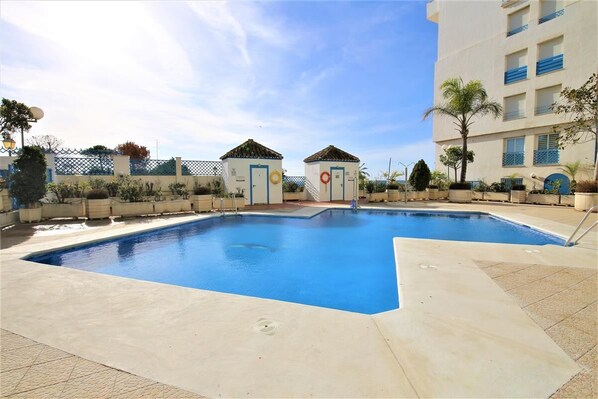 Good size communal swimming pool in the complex