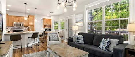 Living Area and Kitchen | Spend quality time with your loved ones!