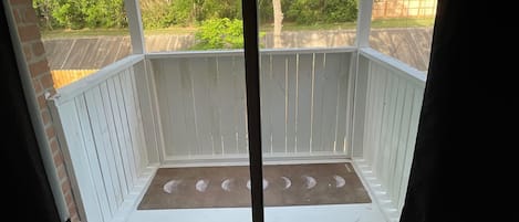 Master bedroom balcony