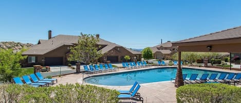 2 Large Community Pools (1 heated) and Hot tubs