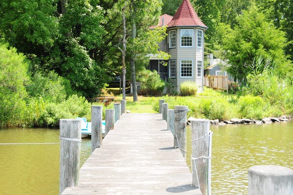 From your private pier